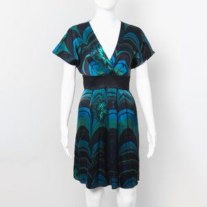Express Paisley Print Dress Size M
